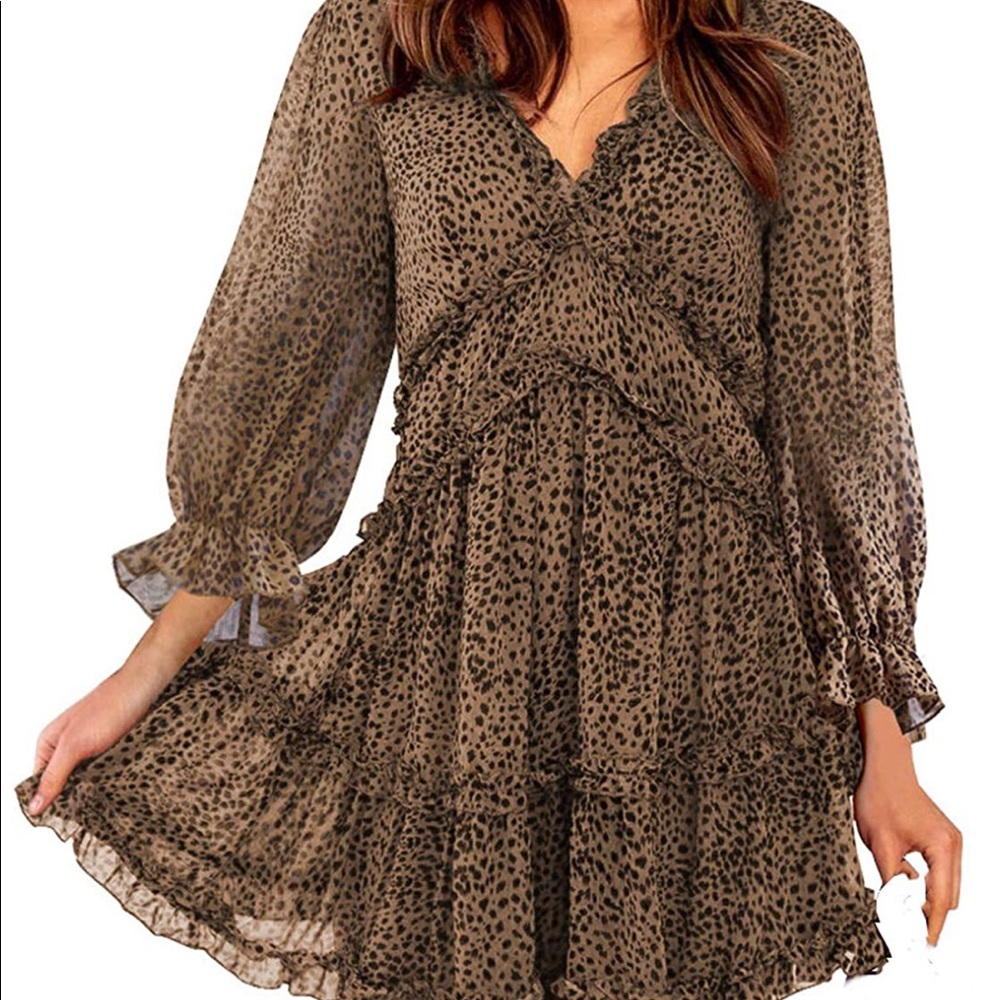 Backless Ruffled Mini Dress | XL - Picture 2 of 5